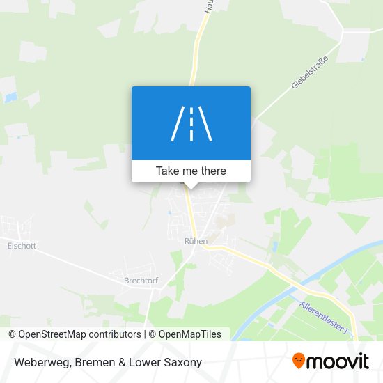 Weberweg map
