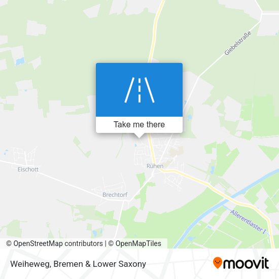 Weiheweg map