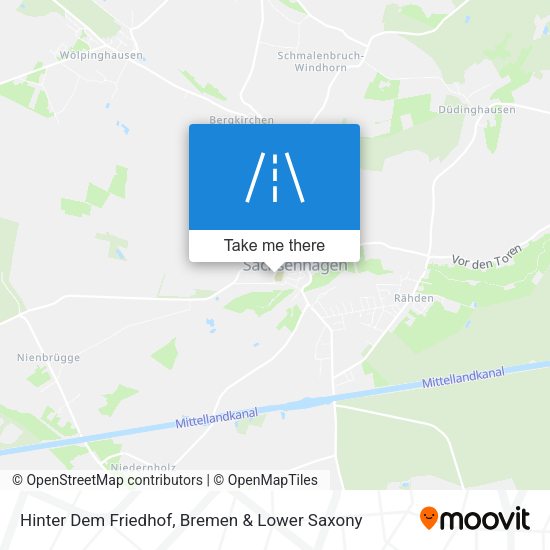 Hinter Dem Friedhof map