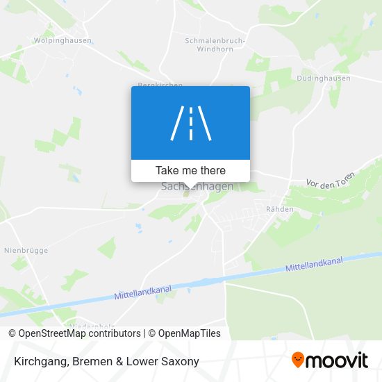 Kirchgang map