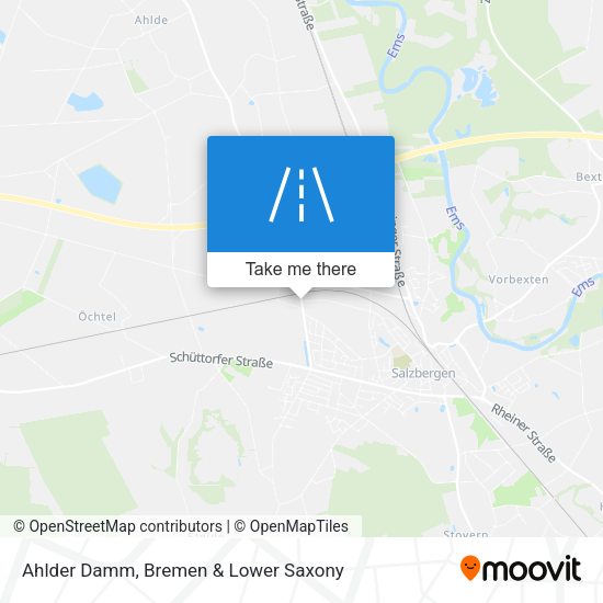 Ahlder Damm map
