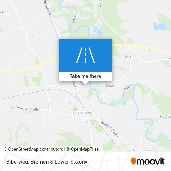 Biberweg map
