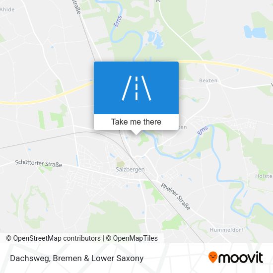 Dachsweg map