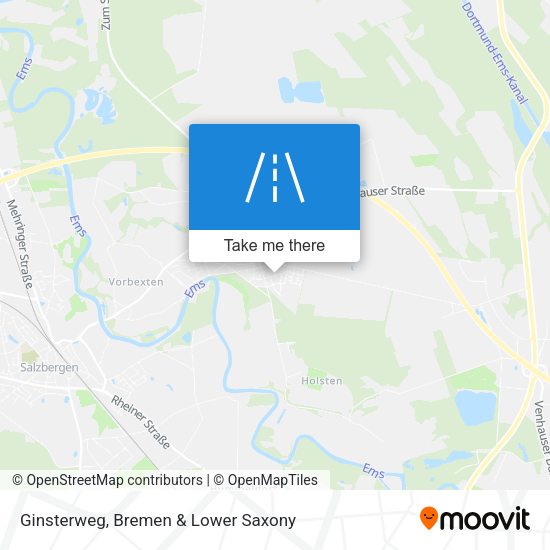 Ginsterweg map