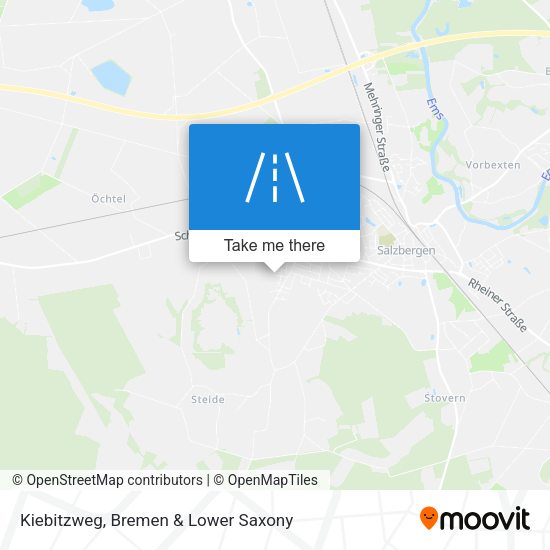 Kiebitzweg map