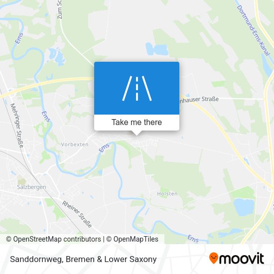 Sanddornweg map