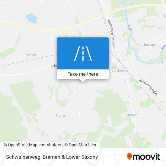 Schwalbenweg map
