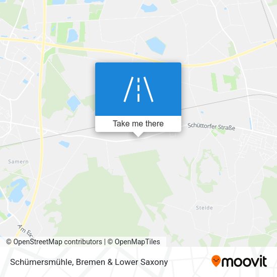 Schümersmühle map