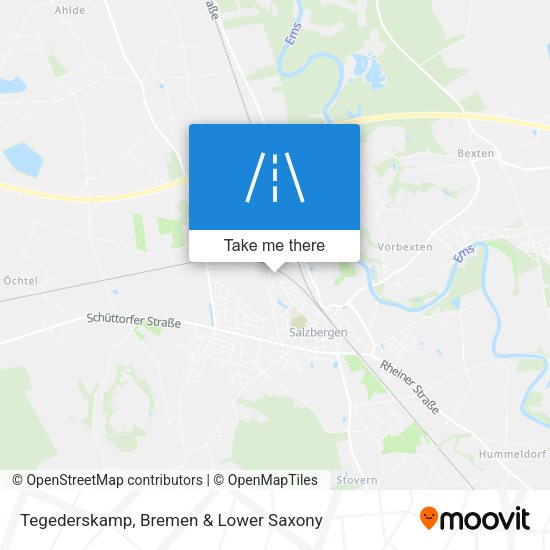 Tegederskamp map
