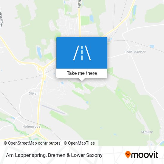Am Lappenspring map