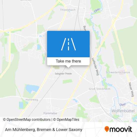 Am Mühlenberg map