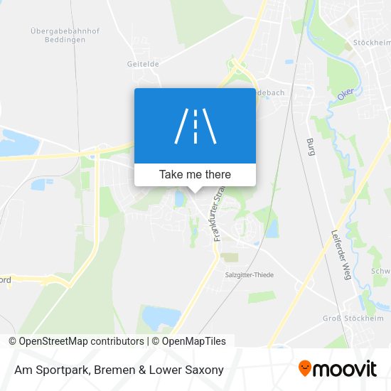 Am Sportpark map