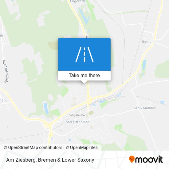 Am Ziesberg map