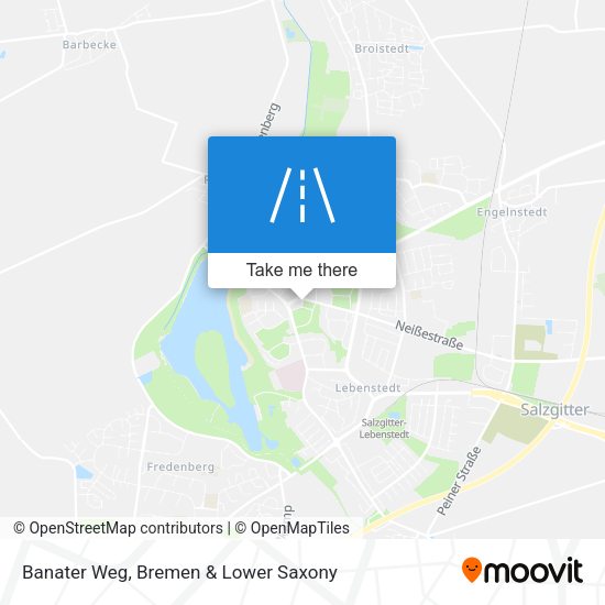 Banater Weg map