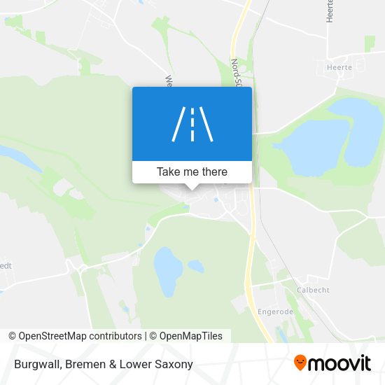 Burgwall map