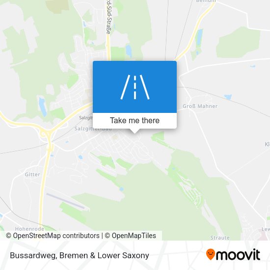 Bussardweg map