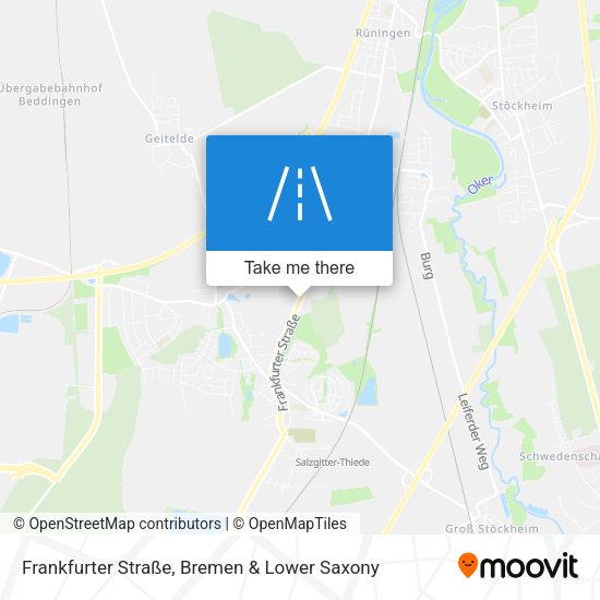 Frankfurter Straße map