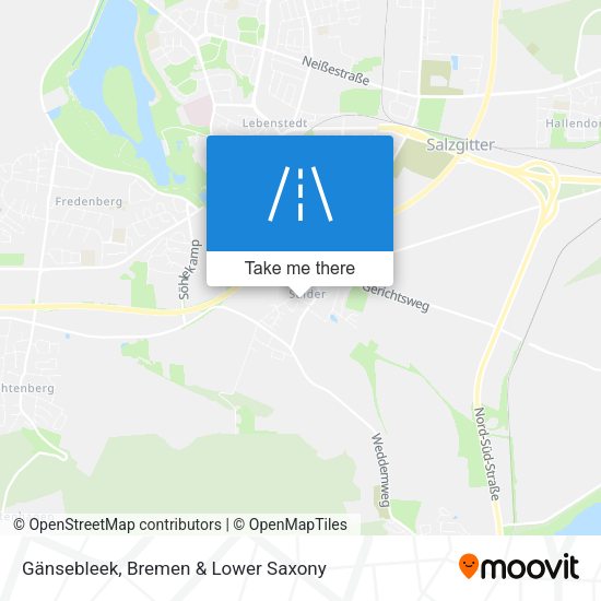 Gänsebleek map