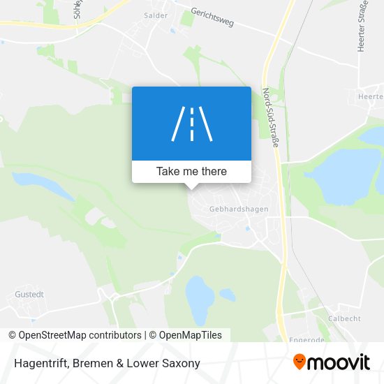 Hagentrift map