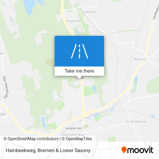 Hainbeekweg map
