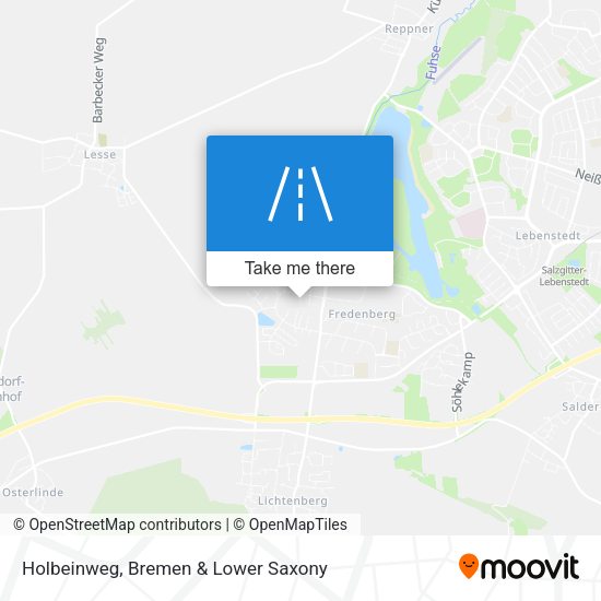 Holbeinweg map