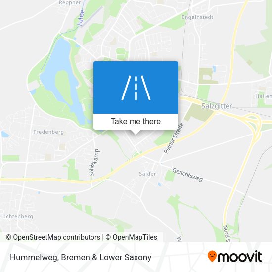 Hummelweg map