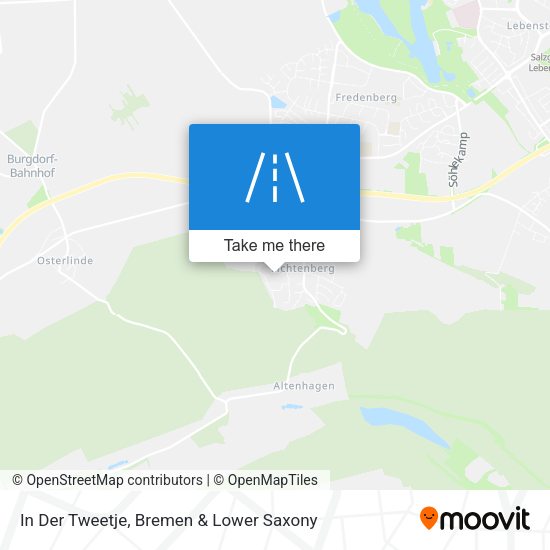 In Der Tweetje map