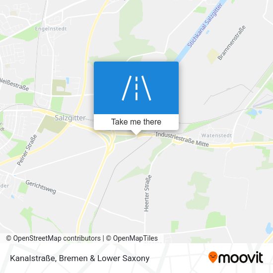 Kanalstraße map