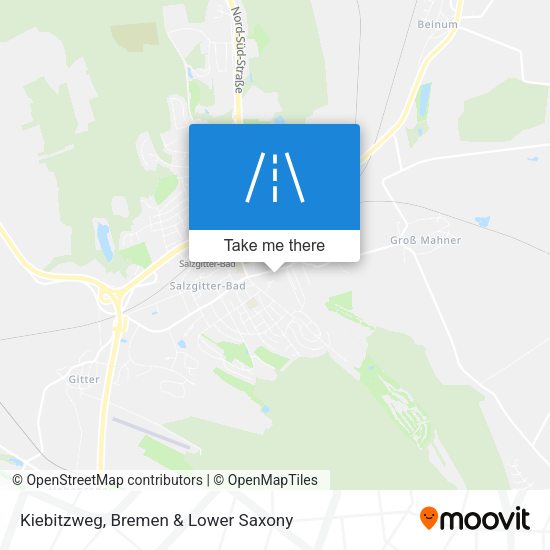 Kiebitzweg map