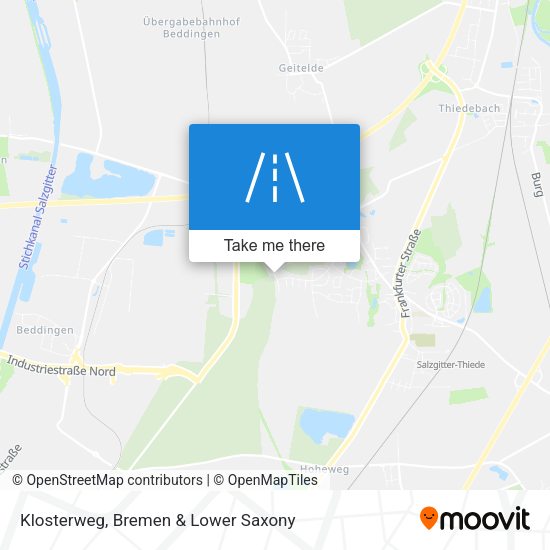 Klosterweg map