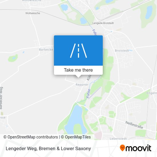 Lengeder Weg map