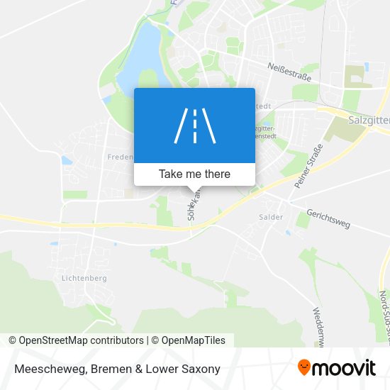 Meescheweg map