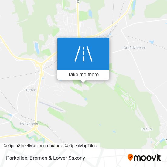 Parkallee map