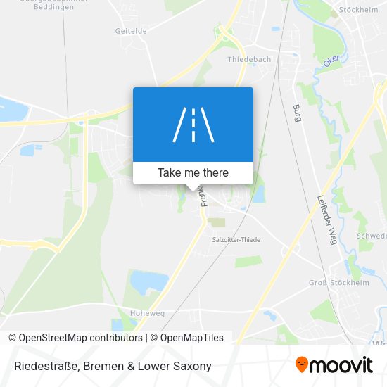 Riedestraße map