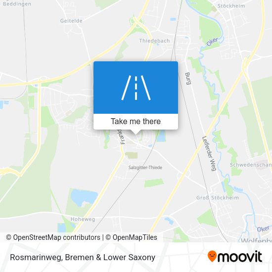 Rosmarinweg map