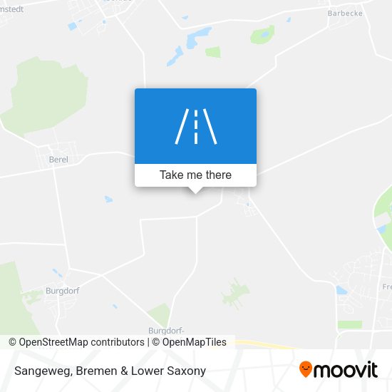 Sangeweg map