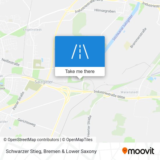 Schwarzer Stieg map