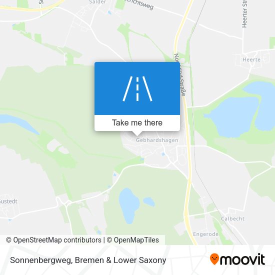 Sonnenbergweg map