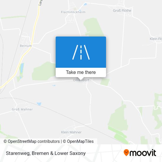 Starenweg map