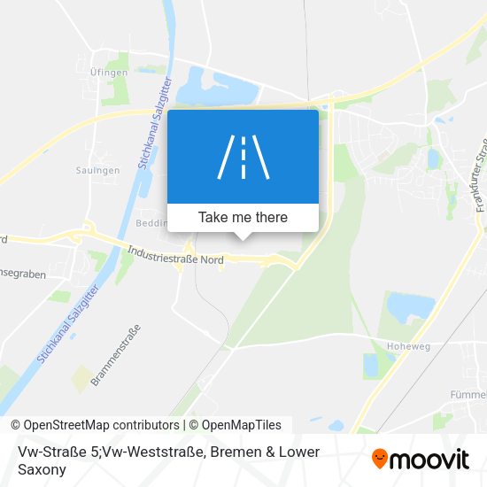 Vw-Straße 5;Vw-Weststraße map