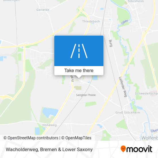Wacholderweg map