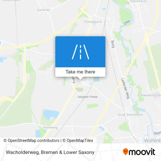 Карта Wacholderweg