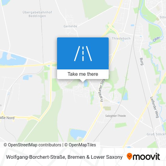 Wolfgang-Borchert-Straße map