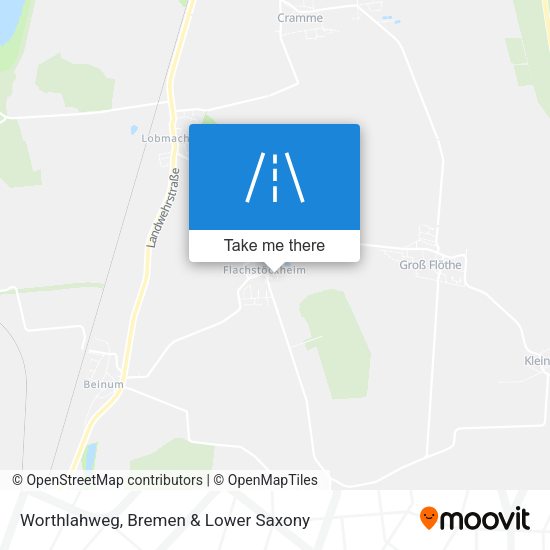 Worthlahweg map