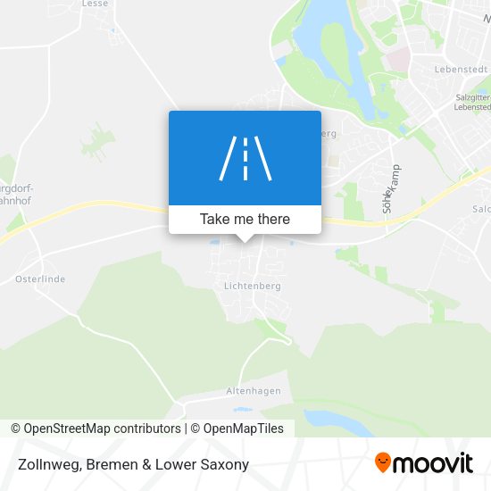 Zollnweg map