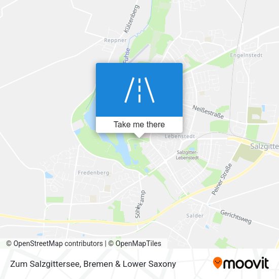 Zum Salzgittersee map