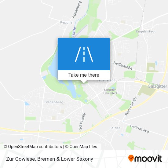 Zur Gowiese map