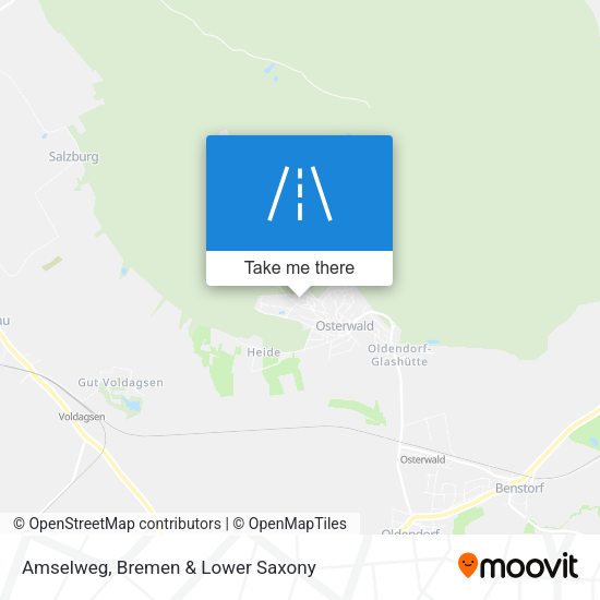 Amselweg map