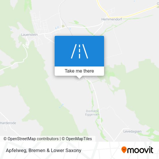 Apfelweg map