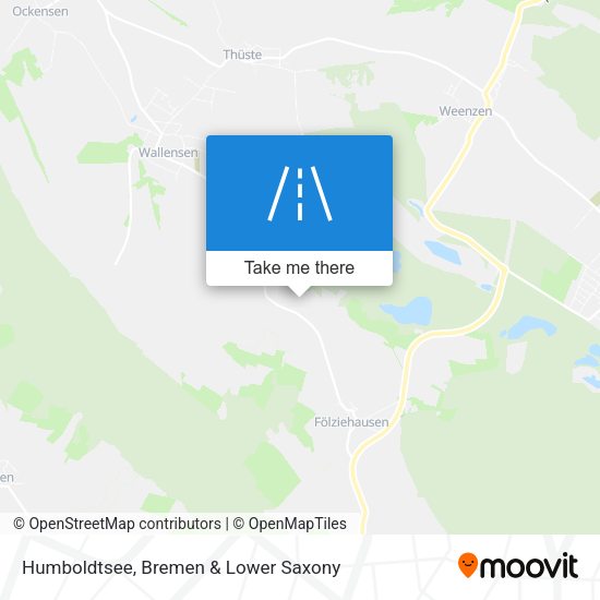 Humboldtsee map